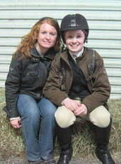 Vanessa Olin of the Alfred University IEA team (on right, with her Mother, Melissa)