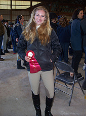 Madison Stephens of Greenway at Featherdown was second on the flat on December 10th, 2011