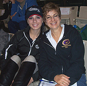 Anna Gibson of West Forsyth and her Mother at 2011 IEA Nationals
