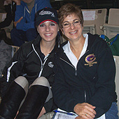 Anna Gibson of West Forsyth and her Mother at 2011 IEA Nationals