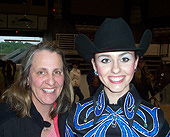 Coach Laura Smith and daughter Brandy Smith of Hancock Horsemen